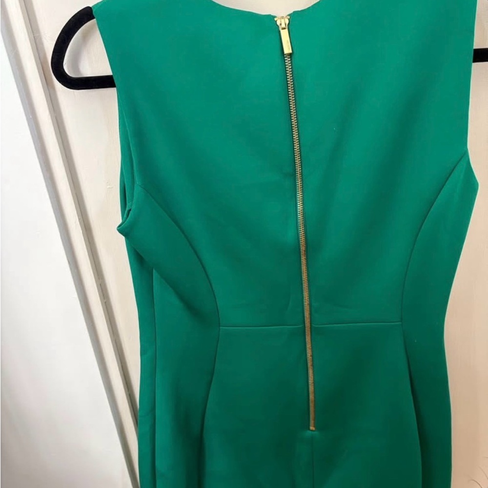 Calvin Klein Vibrant Green Midi Dress - Picture 2 of 3